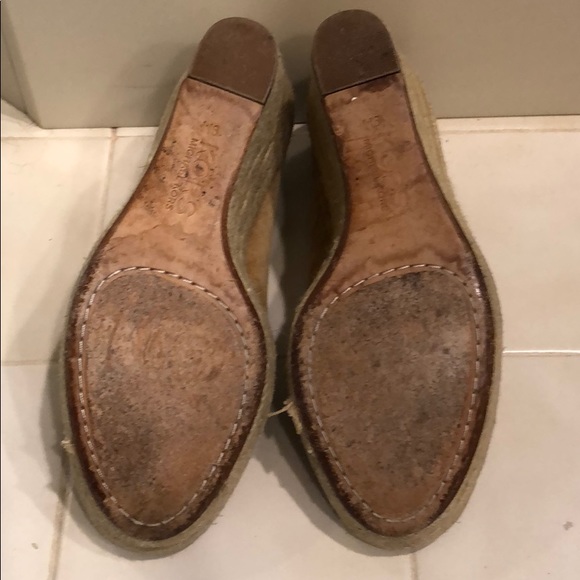 Michael Kors suede espadrille wedges - tan - Picture 3 of 4